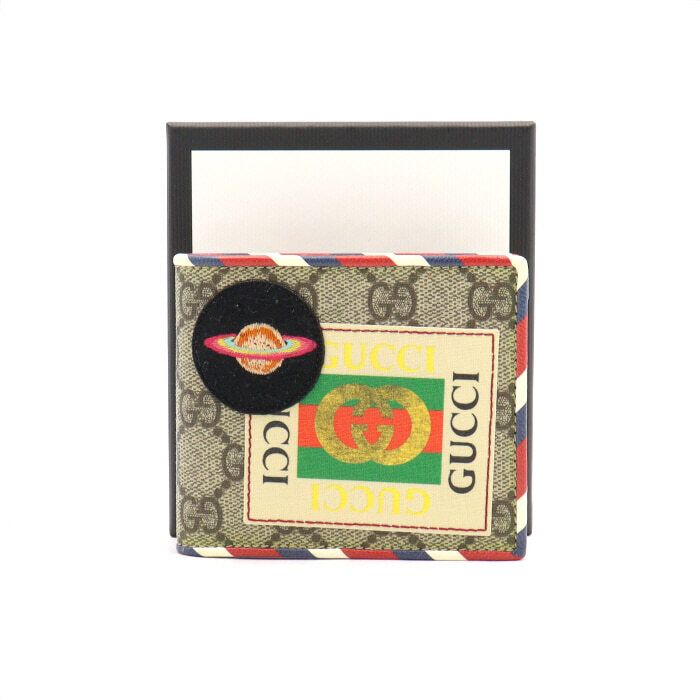 Gucci Supreme Canvas Wallet with GG Motif 473905