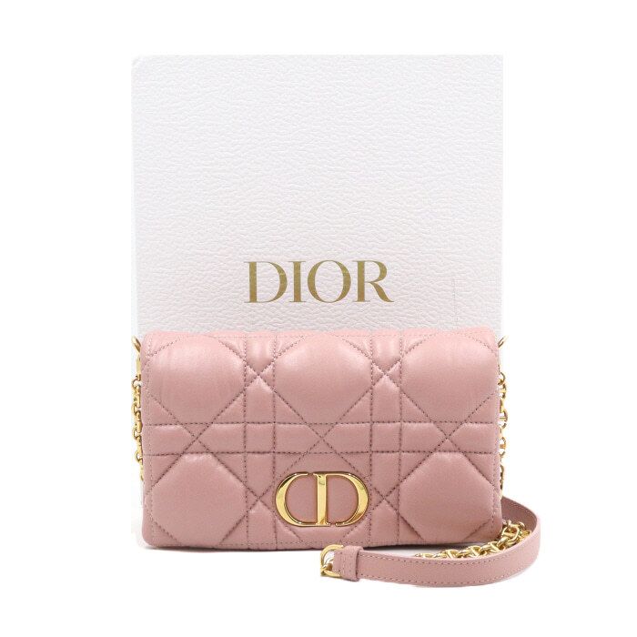Dior Pink CARO Macro Canage Mini Shoulder & Crossbody Bag S5135UNGX aa47788