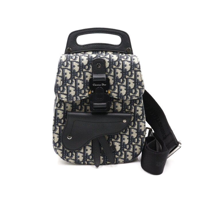 Dior Jacquard Gallop Sling Backpack Shoulder Bag Crossbody aa48984