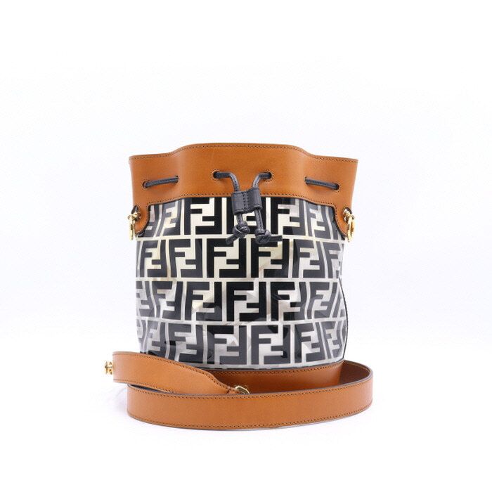 Fendi Montrese See-Through Bucket Small Shoulder & Crossbody Bag aa18263