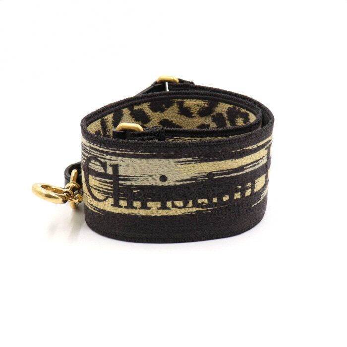 Dior Leopard Embroidered Ring Shoulder Strap AA47991
