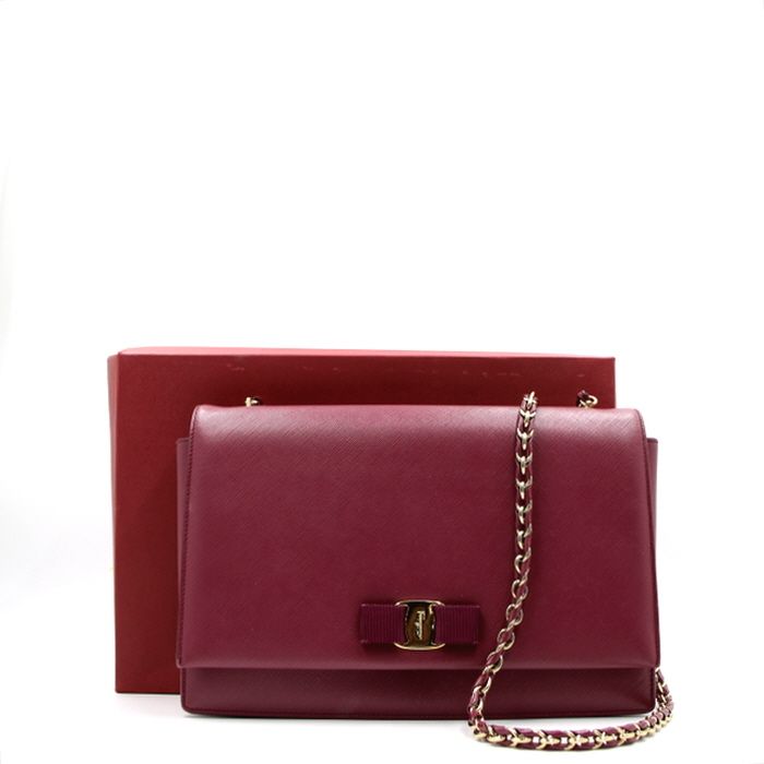 Salvatore Ferragamo Large Shoulder Bag with Crossbody Strap 21E481