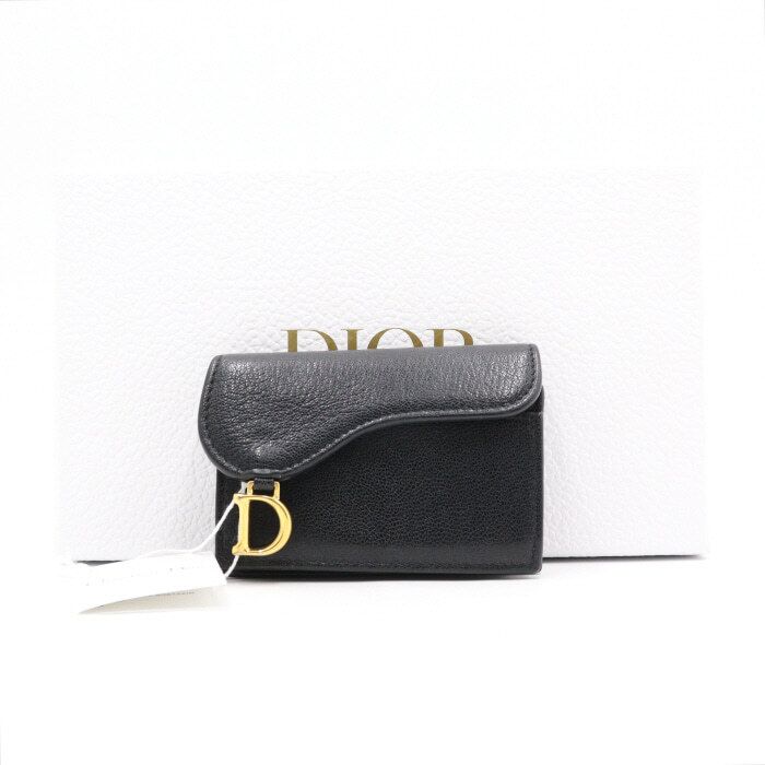 Dior Leather Small Flap Card Wallet S5611CCEH