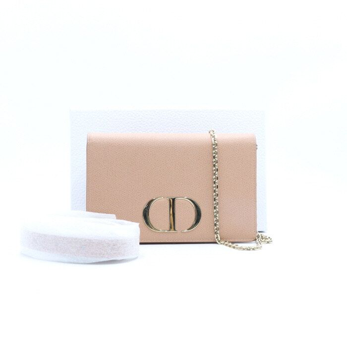 Dior Grain Leather 30 Montaigne Chain Crossbody Bag aa25873