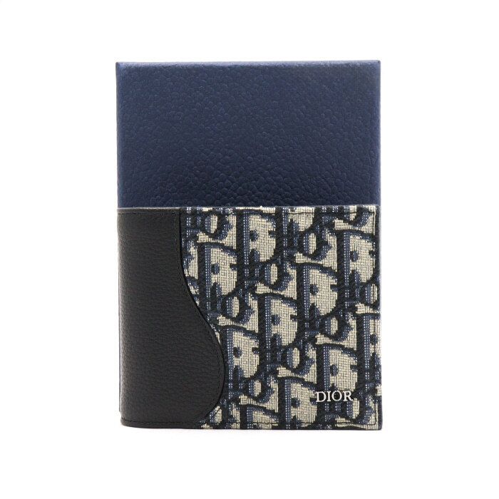 Dior Black Saddle Leather Men's Wallet 2ADBH076YKS
