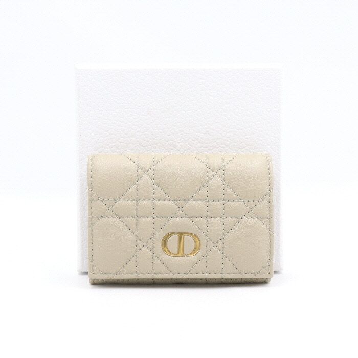 Dior CaroXS Sand Wallet Glycine Caro S5132UWHC aa46840
