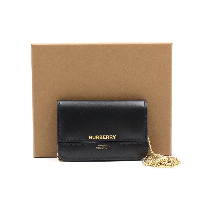 Burberry Mini Card Wallet with Chain WOC Crossbody Bag 8011478