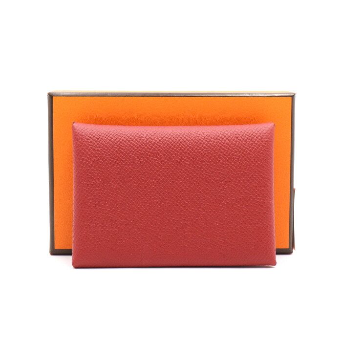 Hermes Appson Calvi Duo Business Card Wallet aa41132