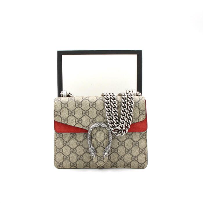 Gucci Tiger Head Mini Chain Shoulder Bag Crossbody - 421970 GG
