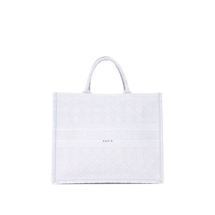 Dior Gray Canvas Book Tote Large Tote Bag aa22227