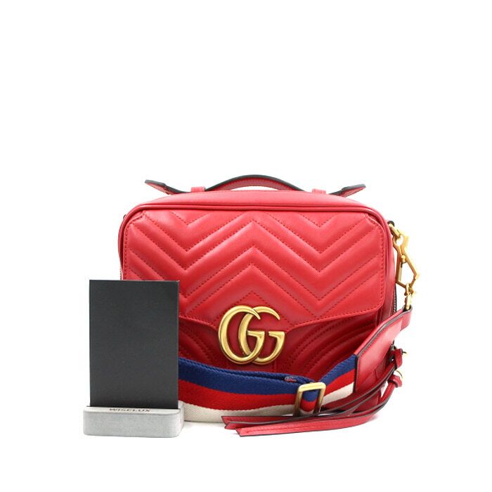 Gucci Matelasse Top Handle Tote Bag with Web Strap Shoulder Bag Crossbody Bag aa21757