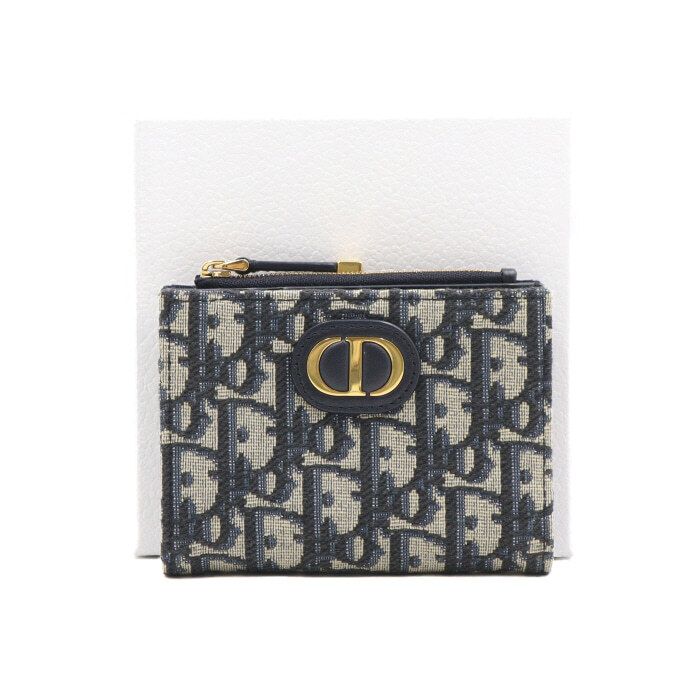 Dior Dahlia Wallet 30 Montaigne Blue Oblique S2197UTZQ aa48185