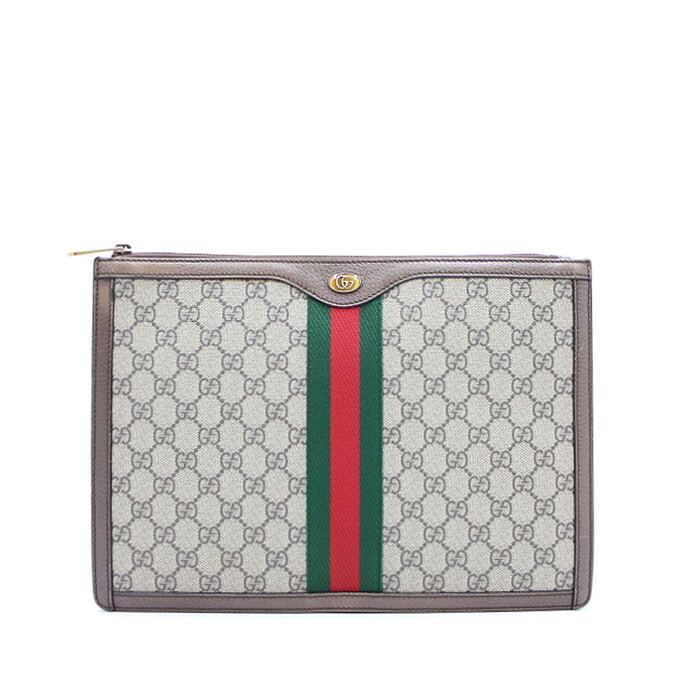 Gucci Supreme GG 523359 Ophidia GG Supreme Portfolio Clutch Bag