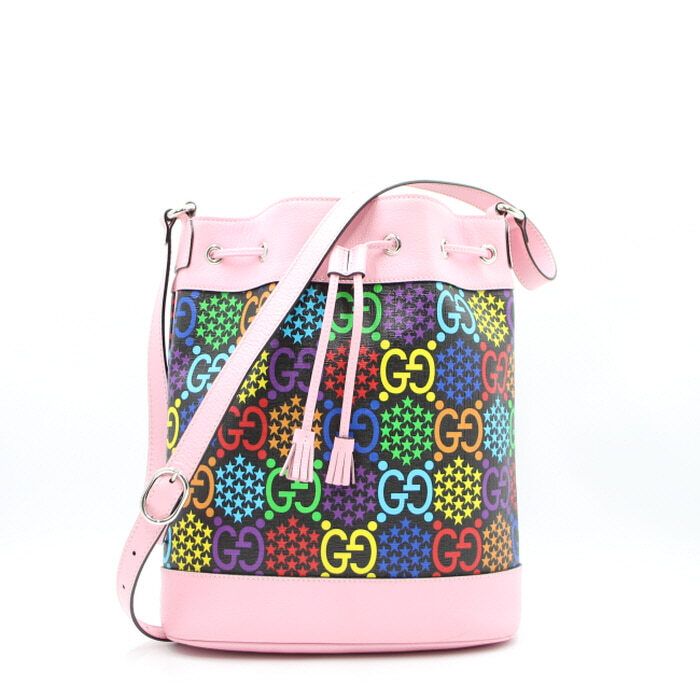 Gucci Psychedelic Bucket Shoulder Crossbody Bag GG 598149 aa14095