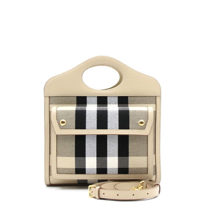 Burberry Mini Pocket Tote Bag with Crossbody aa14718 - 8039856
