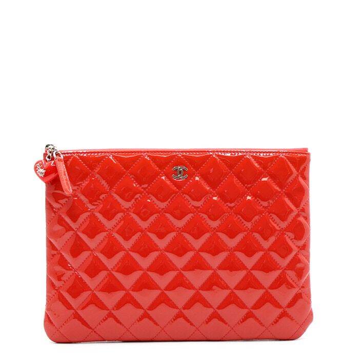 CHANEL Classic Valentines Limited Heart Neodymium Clutch Bag AA11792