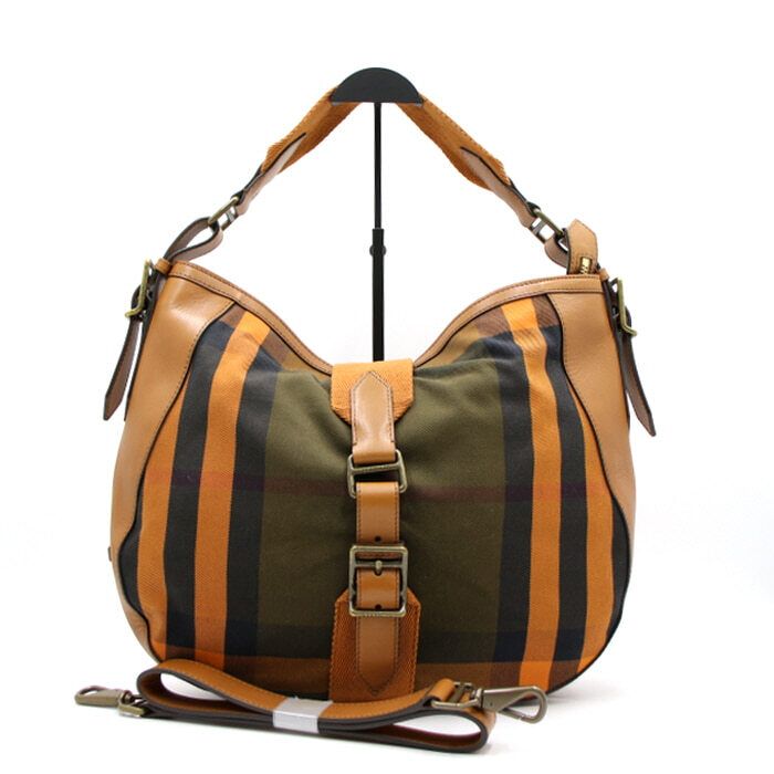 Burberry Large Hobo Canvas Shoulder Bag 3763775 AA10204