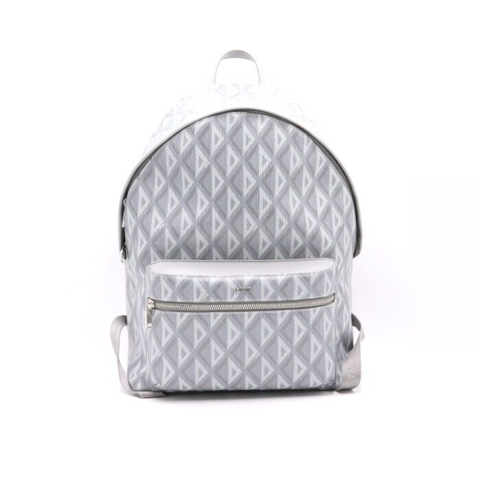 Dior Gray CD Diamond Canvas Rider Backpack 1ESBA088CDP