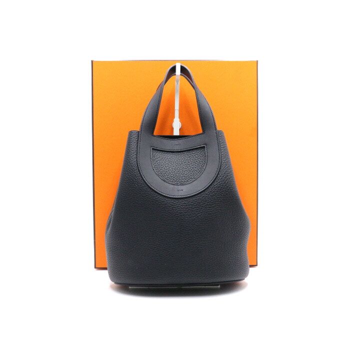 Hermes Black Clemence Endereuff 23 Women's Tote Bag aa36885
