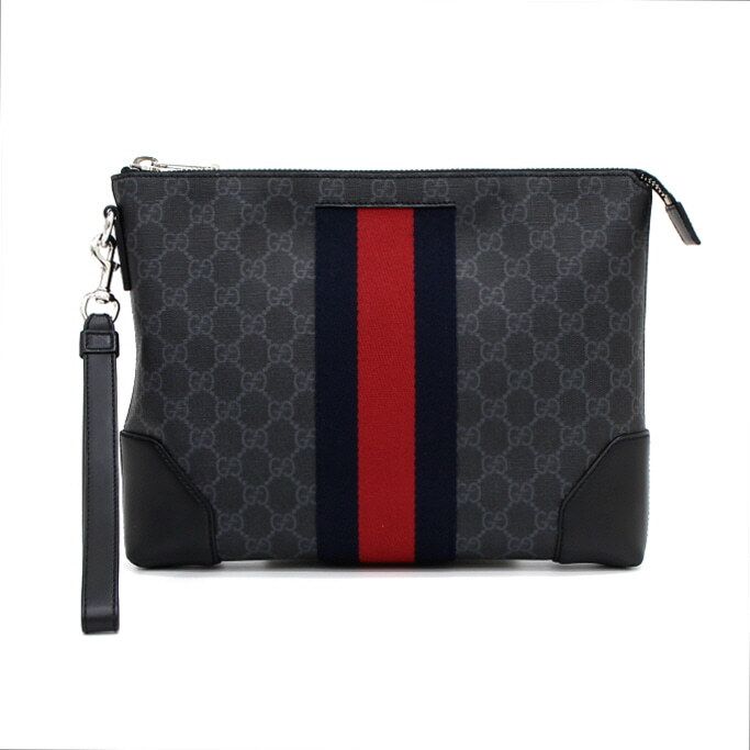 Gucci Supreme GG Men's Strap Clutch Bag 523603