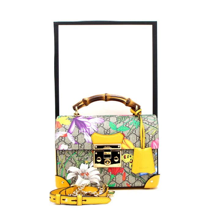 Gucci Small Snake Skin Tote Bag with Shoulder Strap 603221