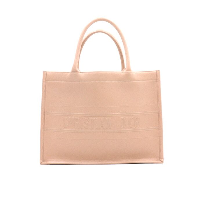 Dior Rose Calfskin Tote Medium Women's Tote Bag aa33739
