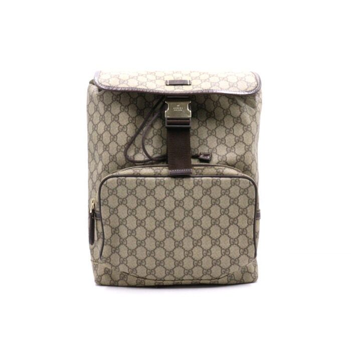 Gucci Canvas One Pocket Backpack 246103 GG Supreme (Unisex) aa32708
