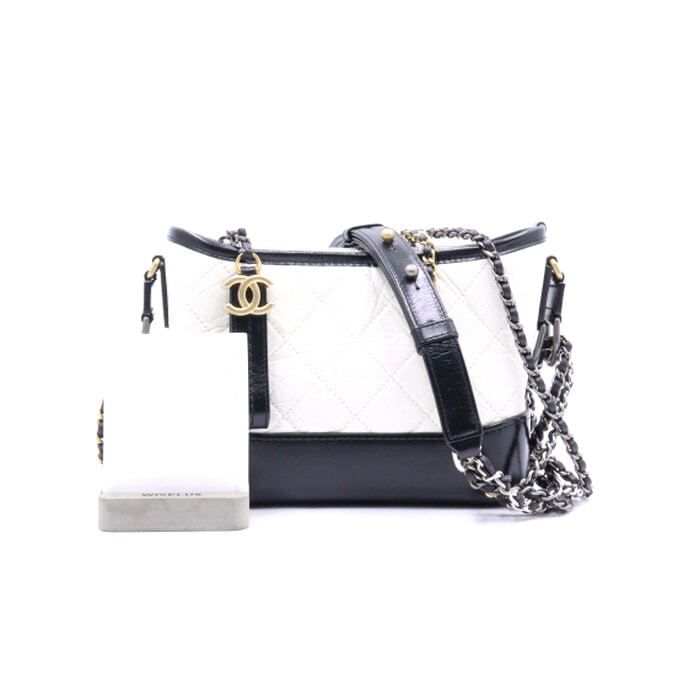 CHANEL Gabrielle Hobo Small Chain Shoulder Bag Crossbag - A91810