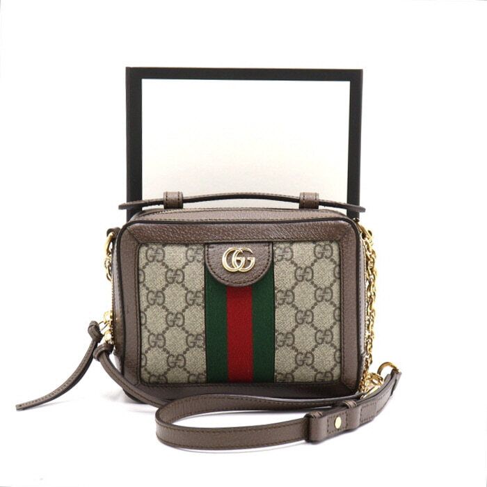 Gucci GG Supreme 602576 Ophidia GG Mini Tote Bag Shoulder Bag Crossbody Bag aa45320