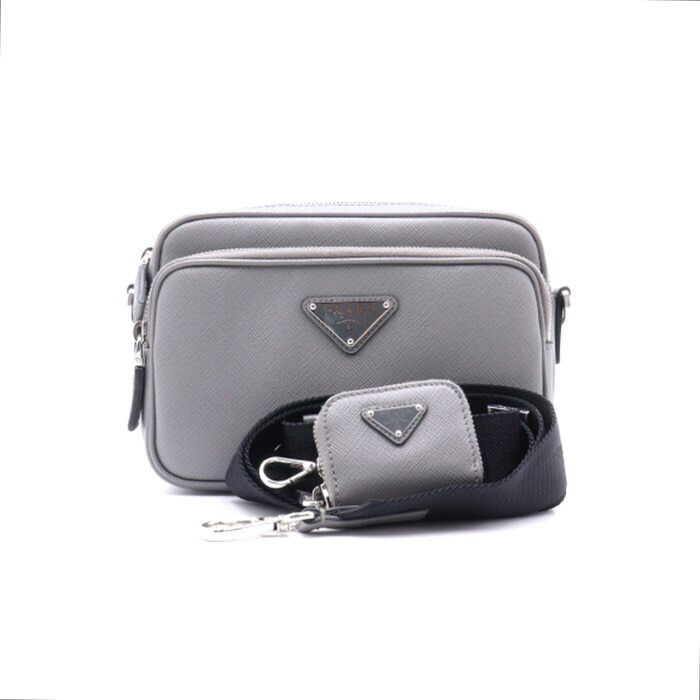 Prada Messenger Crossbody Bag with Saffiano Leather Pocket 23rd Season 2VH170 aa30989