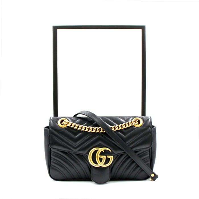 Gucci Chevron Chain Shoulder Bag AA29375