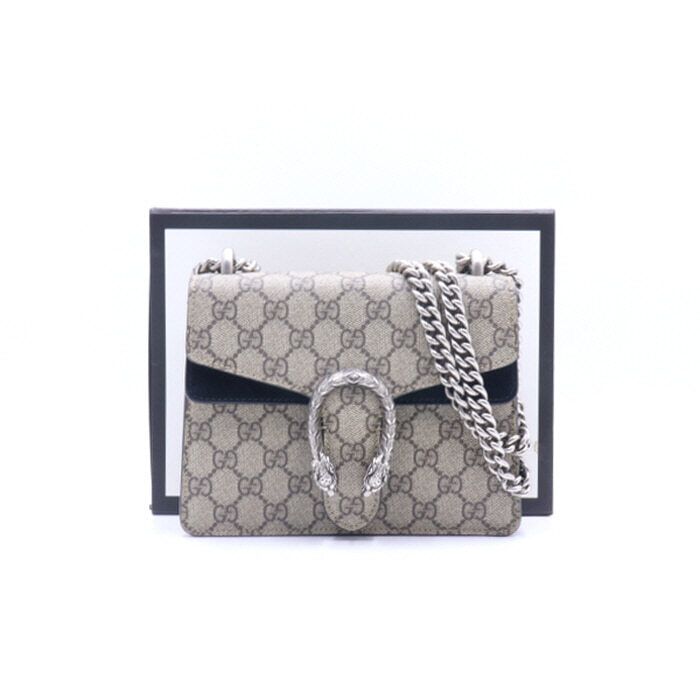 Gucci Tiger Head Mini Chain Shoulder Bag Crossbody Bag 421970 GG