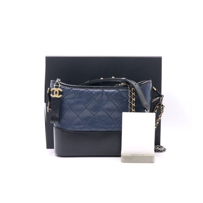 CHANEL Calfskin Neoudium Gabrielle Hobo Shoulder Bag Crossbag AS1521 aa28793