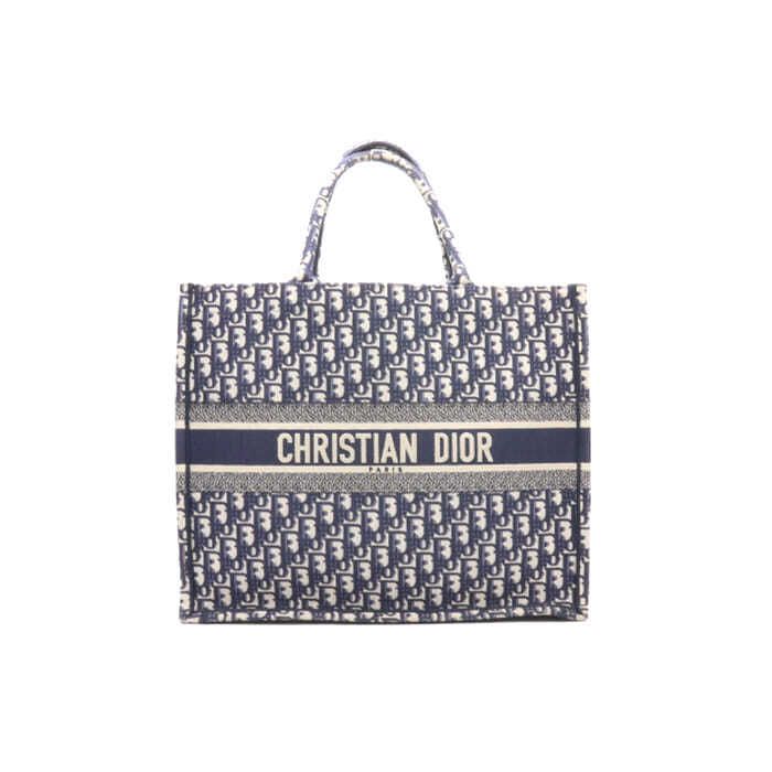 Dior Blue Oblique Book Tote 42 Large Tote Bag M1286ZRIW