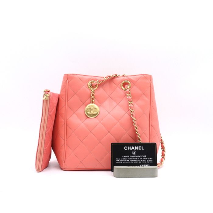 CHANEL 2021 Limited Edition CC Coin Bucket Shoulder Crossbody Bag aa21864