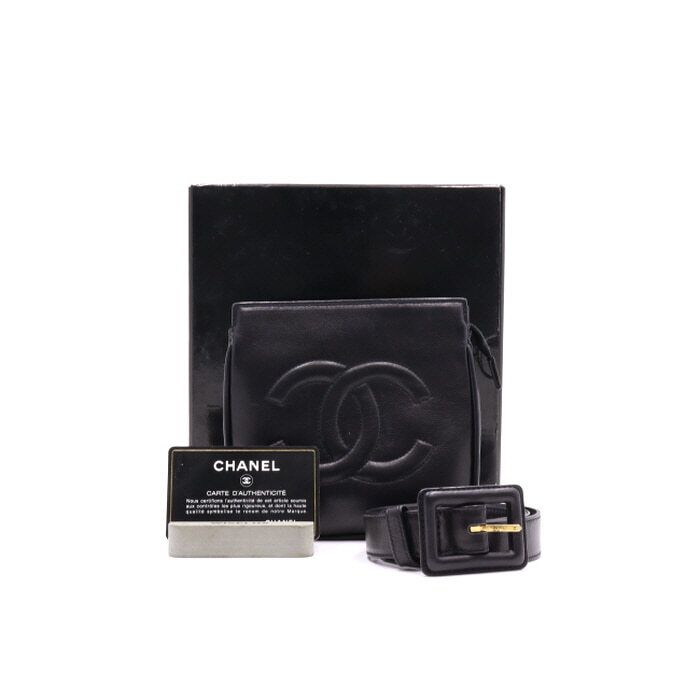 CHANEL Timeless CC Lambskin Women's Belt Bag AA19214