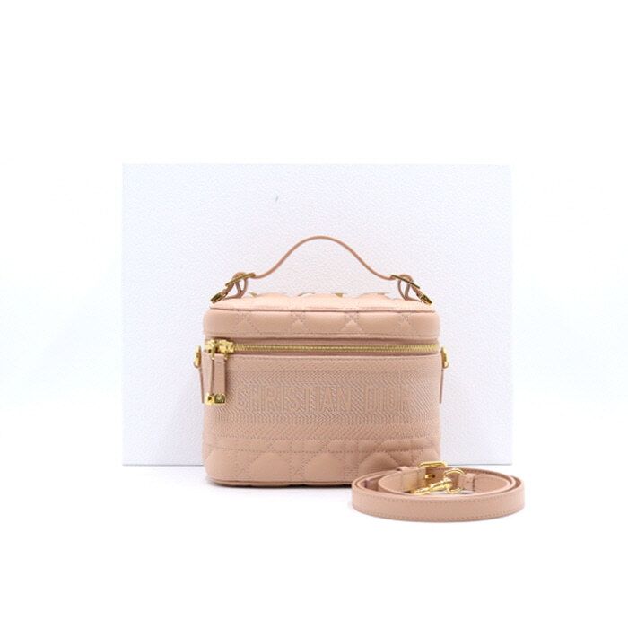 Dior Travel Vanity Small Tote Bag with Shoulder Strap S5488UNTR