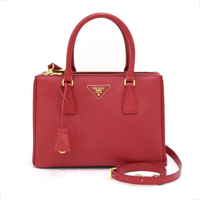 Prada Medium Tote Bag combines Shoulder Bag 1BA863 Gallery Safiano Lux