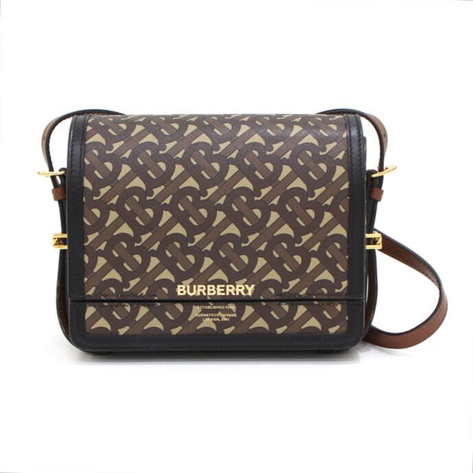 Burberry Monogram Stripe Small Grace Shoulder Bag Crossbody AA40520