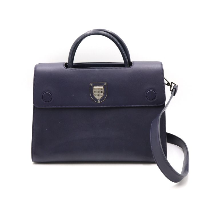 Dior Navy Top Handle Tote Bag Convertible Shoulder Crossbody Bag M7001PPVO