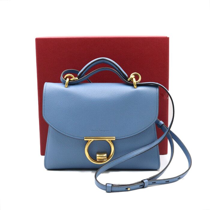 Salvatore Ferragamo Top Handle Mini Tote Bag with Shoulder Strap 21 H493