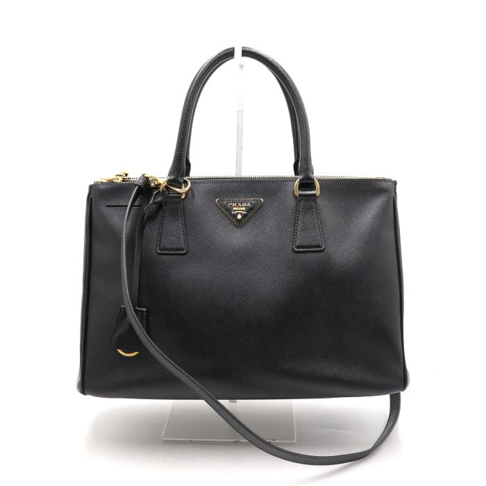 Prada Black Saffiano Lux Tote Bag with Shoulder Strap BN1786 aa39123
