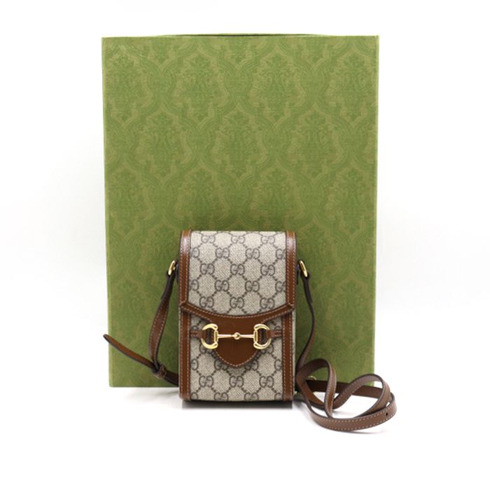 Gucci Rectangular Mini Shoulder Bag with Horsebit 1955 Design 625615