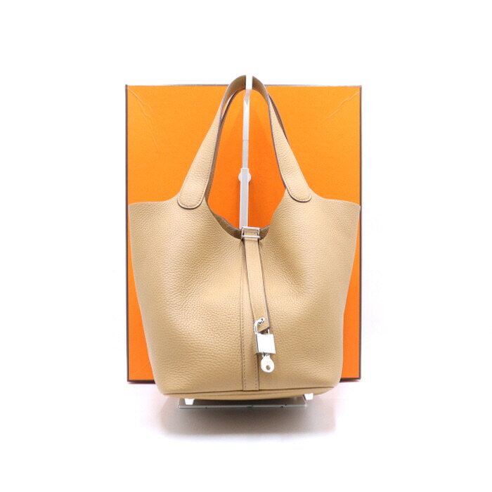 Hermes Trench Rejang Taurion Creme de Lambs Tote Bag aa38306