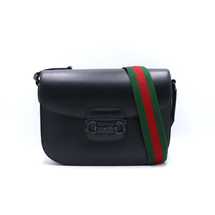 Gucci Unisex Shoulder Crossbody Bag 700457 Black