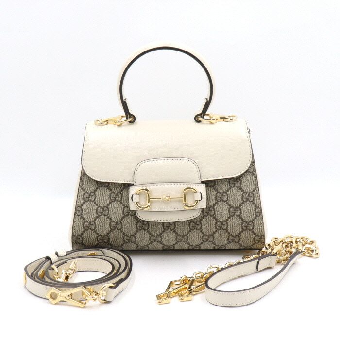 Gucci Top Handle Tote Bag & Shoulder Bag Horsebit 1955 703848 aa44264
