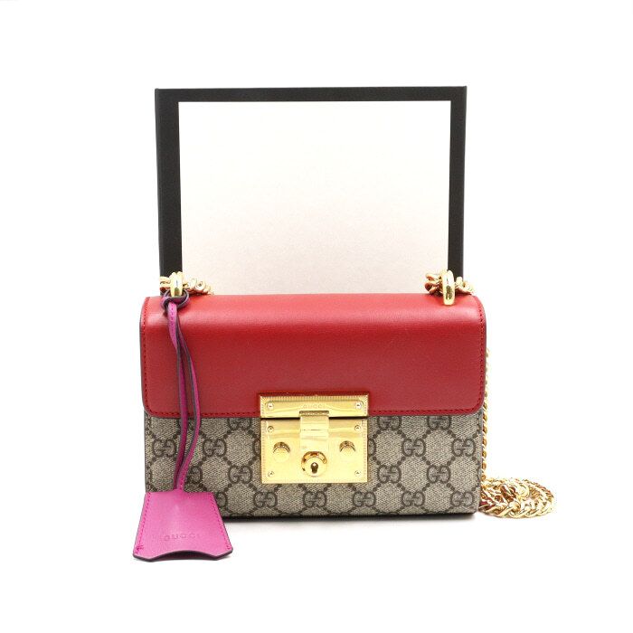Gucci Small GG Gold Chain Shoulder Bag with Crossbody Option AA44221