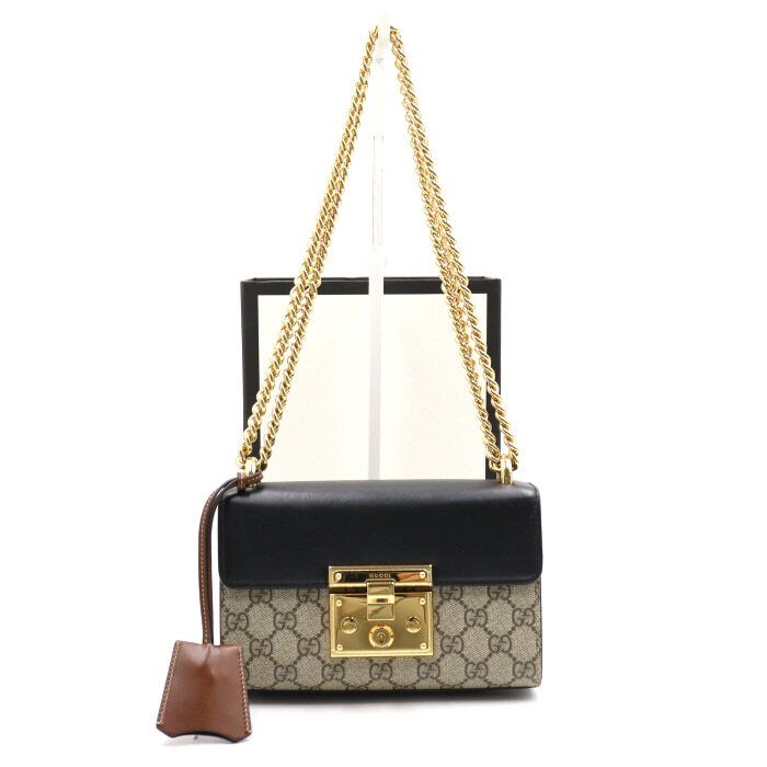 Gucci Small GG Gold Chain Shoulder/Crossbody Bag aa44000