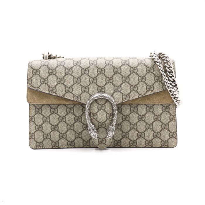Gucci Supreme Canvas Dionysus Small Chain Women Shoulder Bag AA43655