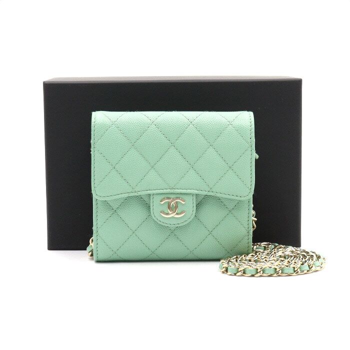 CHANEL Mini Crossbody Bag with Gold Chain aa43760